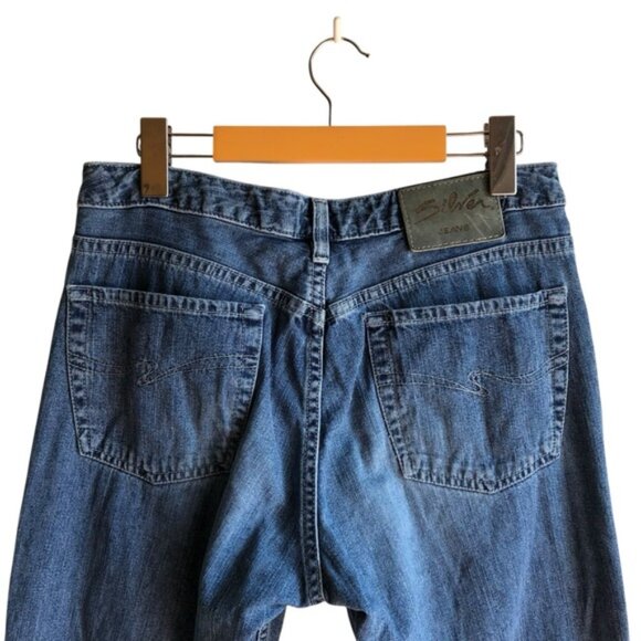 Silver Jeans Vintage Size 30 Button Fly Classic Straight Leg Denim - Picture 8 of 15